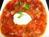 Ciorba cu legume si sfecla rosie (ucraineasca)