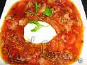 Ciorba cu legume si sfecla rosie (ucraineasca)
