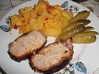 "Friptura de porc impanata cu usturoi" - poza de Nina-Andreea