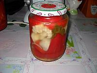 "Gogosari si vinete marinate la borcan" - poza de amalia16
