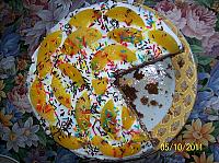 "Tort cu crema de piersici, de post" - poza de Cori