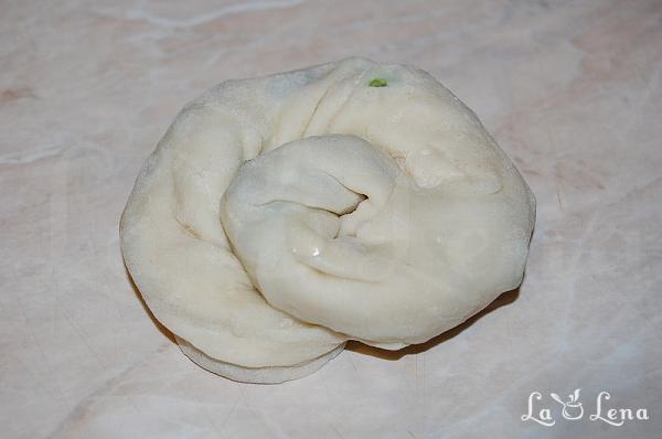Turte cu ceapa verde (Scallion Pancakes) - Pas 10