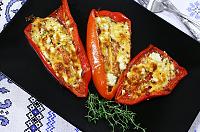 Ardei copți cu brânză și cașcaval