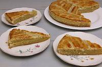 Galette des Rois - prăjitură din foietaj cu cremă de migdale