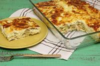 Lasagna cu pui și ciuperci