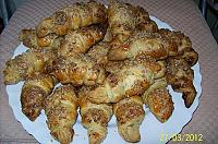 Mini croissante cu ciocolata