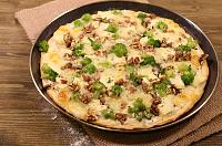 Pizza cu broccoli și nuci