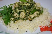 Pui cu spanac (Palak Murgh)