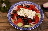 Salată Grecească tradițională - Horiatiki
