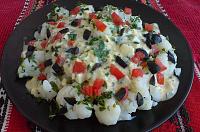 Salata de conopida cu sos