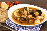 Supa cu fructe de mare, sau Zuppa di Pesce italiana