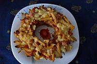 Budincă de penne la cuptor