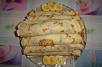 Clătite cu ciocolată și banane