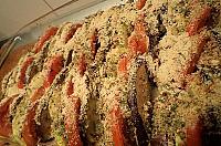 Legume la cuptor cu crocant de pâine