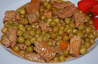 Mâncare de mazăre cu carne