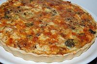 Quiche(Tarta) cu pui, ciuperci si broccoli