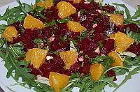 Salata italiana cu sfecla rosie si portocale