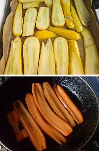 Salata colorata din zucchini - Pas 3