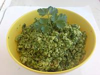 Sos pesto din leurda. - Pas 7