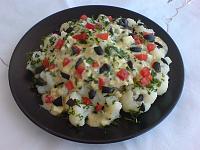 Salata de conopida cu sos - Pas 5