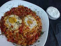Oua cu legume, in stil turcesc - Menemen - Pas 12