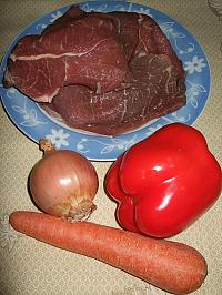 Carne brezata de vita cu legume - Pas 1