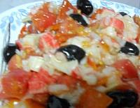 Salata de surimi, legume si orez - Pas 5