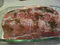 Ceafa de porc la tava - Pas 2