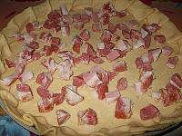 Tarta cu branza, ciuperci si bacon - Pas 3