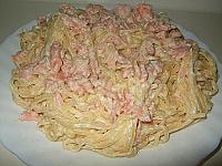 Paste "tagliolini" cu somon - Pas 10