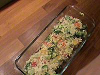 Chec cu branza si broccoli/conopida violeta - Pas 9