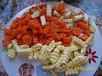 Ciorba de legume dreasa cu ou si smantana - Pas 3