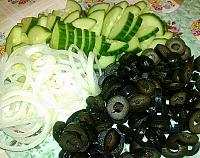 Salata greceasca - Pas 2