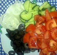 Salata greceasca - Pas 4