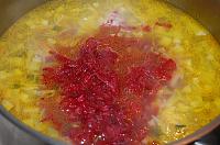 Ciorba de sfecla rosie cu linte - Pas 12
