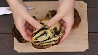 Cozonac cu ciocolata sau dulceata de portocale - Pas 26