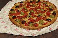 Focaccia cu rosii si masline, sau Foccacia Barese - Pas 21