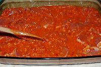 Friptura de porc in sos de usturoi, la cuptor - Pas 9