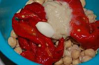 Hummus cu ardei copti - Pas 3