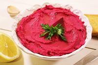 Hummus cu sfecla rosie - Pas 6