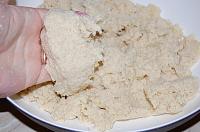 Kibbeh sau Chiftele de bulgur umplute cu carne - Pas 10