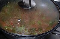 Mancare de bame cu carne - Pas 10