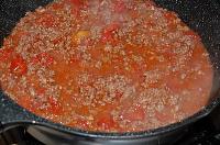 Mancare de bame cu carne - Pas 8