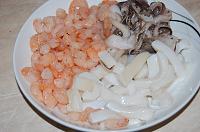 Paella cu fructe de mare - Pas 8