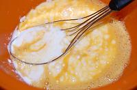 Pancakes cu dovleac si fructe uscate - Pas 3