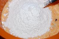 Pancakes cu dovleac si fructe uscate - Pas 6