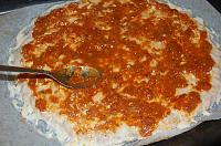 Pizza cu blat de carne tocata - Meatza - Pas 5