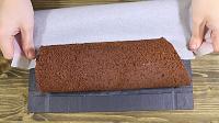 Rulada cu ciocolata(Buche de Noel) - Pas 19