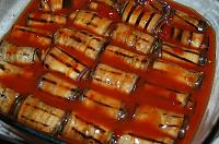 Rulouri de vinete gratinate, cu legume - Pas 14