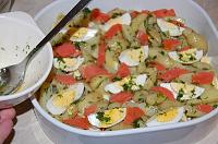 Salata de cartofi cu somon afumat - Pas 14